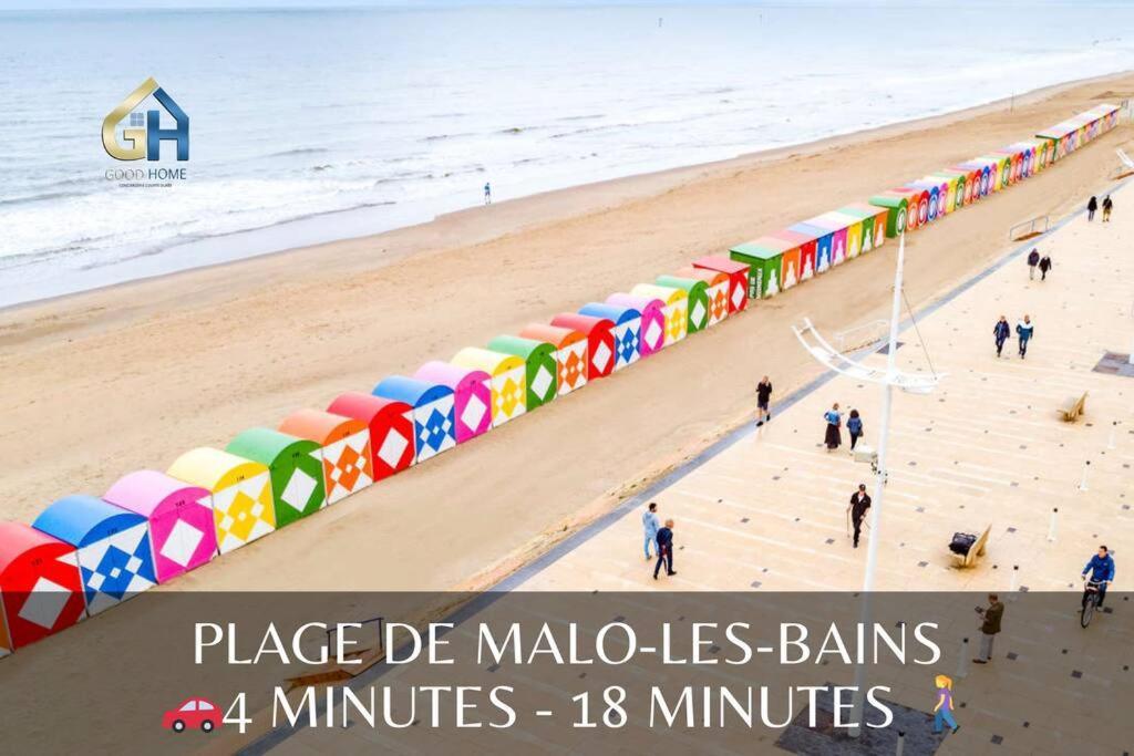 *L'Ecrin De Ronsard*Plage & Centre-Ville Dunkirk Exteriör bild